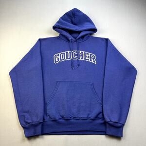 Goucher College Hoodie Sweatshirt Adult Small Blue Champion Gophers University
